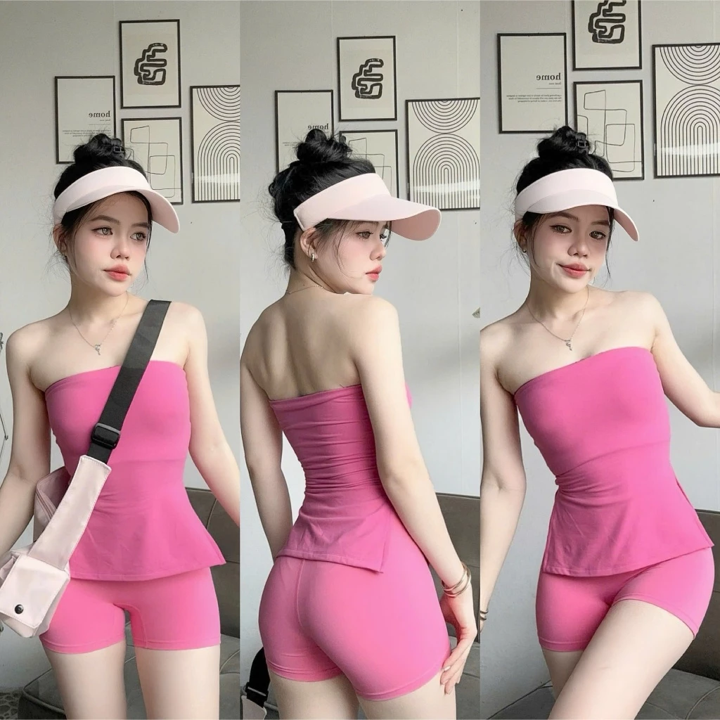 Áo Quây Dáng Dài Xẻ Tà C6 GYMMY Thể Thao Tập Gym-Yoga-Aerobic ⚡️ Hàng xuất khẩu ⚡️