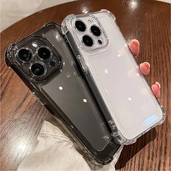 Ốp Lưng iPhone TPU Silicon Mềm 4 Góc Cao Cấp, Chống Sốc, Bảo Vệ Camera - iP 6/6s/7/8/Plus/X/XS/XR/11/12/13/14/15/Pro/Max