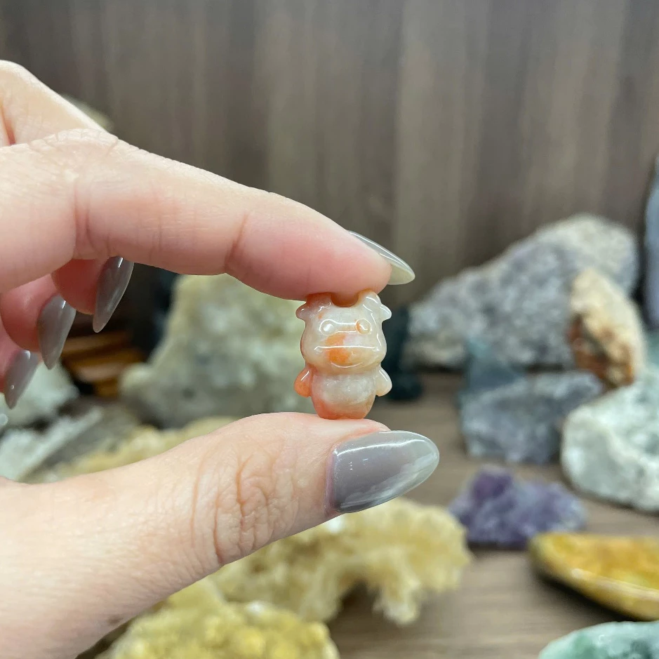 Charm xỏ chuỗi đeo tay hình dáng bò sữa có vân hoa đẹp mắt