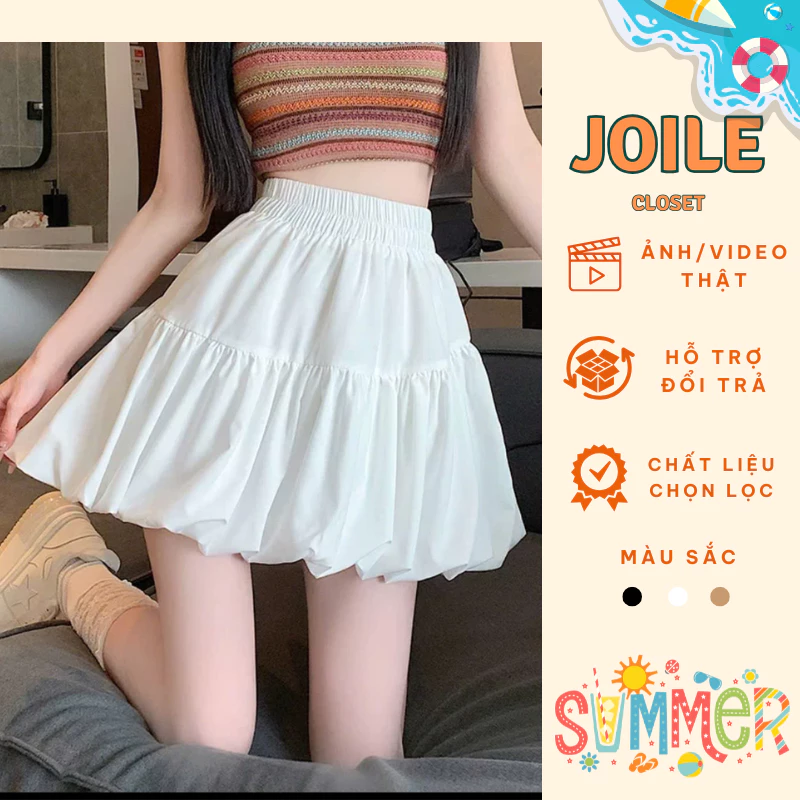 Quần Short Nữ Đùi BÍ NGÔ Bo Cạp Chun Lưng Thun Co Giãn Chất Gió Mềm Mại m269 Joile Closet