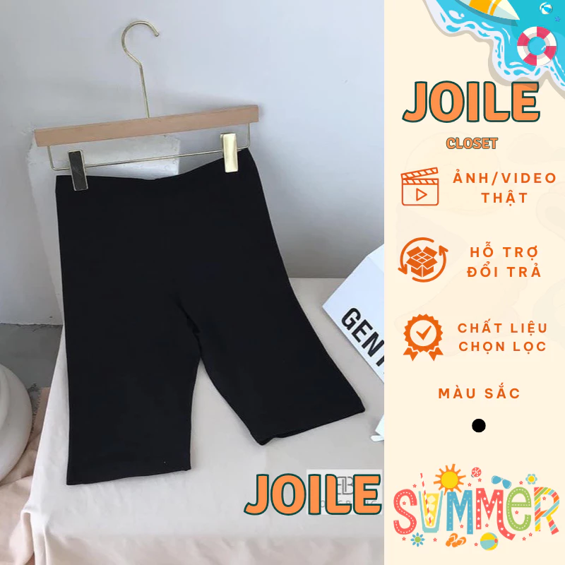 Quần legging đùi nâng mông siêu hot siêu đẹp, cuộn tím Joile_Cloest