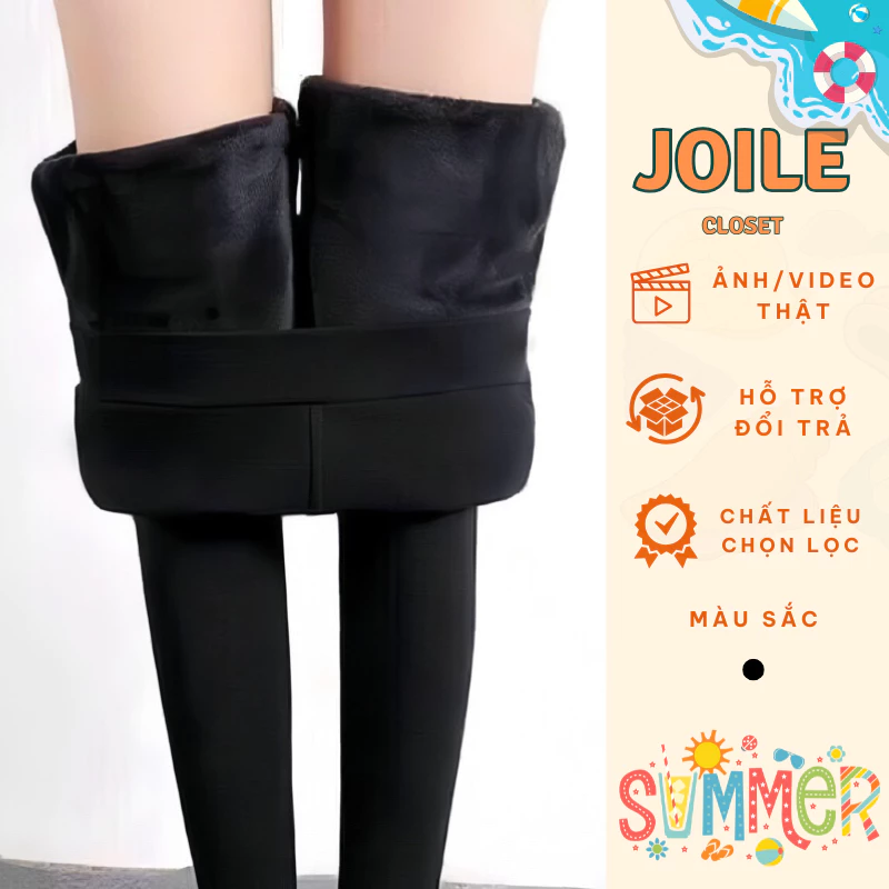Quần Legging Lót Lông Nữ, Quần Mùa Đông Mặc Siêu Ấm Tôn Dáng Trẻ Trung Joile_Closet