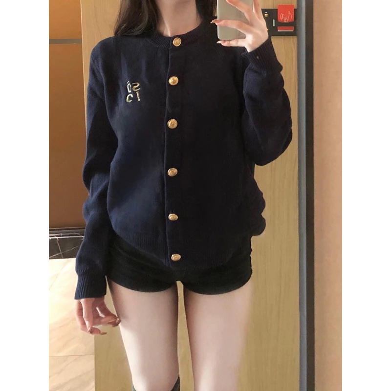 𝐘𝐮𝐫𝐢.𝐬𝐭𝐨𝐫𝐞 Áo Len Cardigan Basic Tôn Dáng Dành Cho Mùa Thu- Kèm Ảnh Thật - Sẵn Giao Luôn