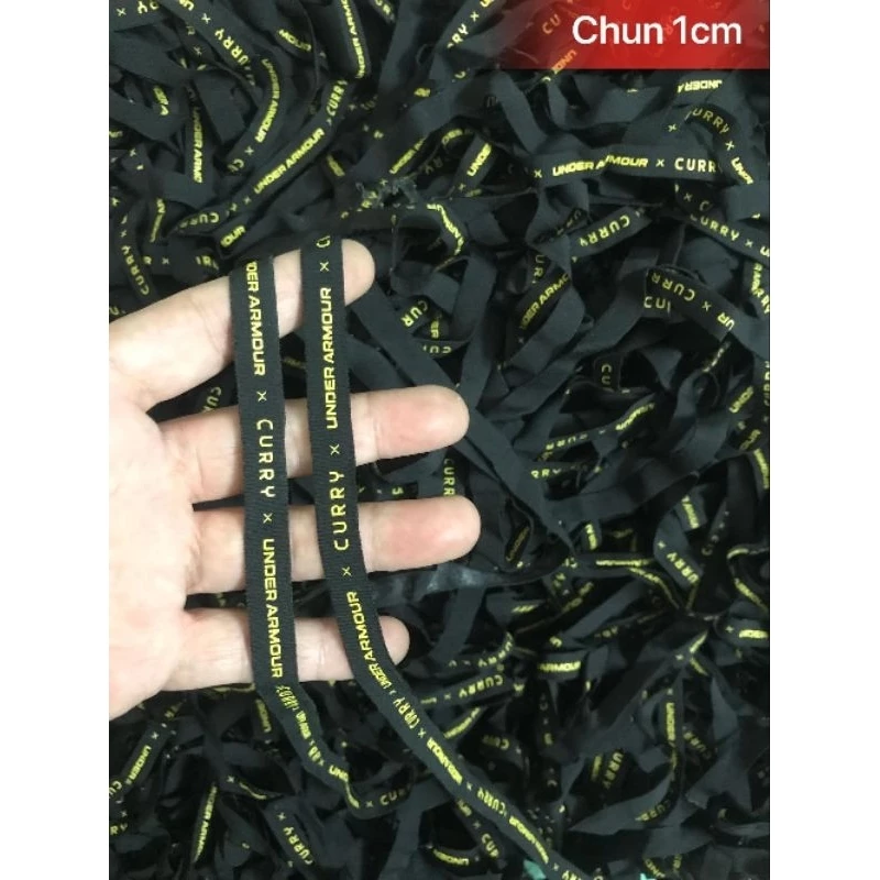 chun (thun)chữ bản 1cm viền cổ áo,trang trí quần áo,mũ, túi xách...