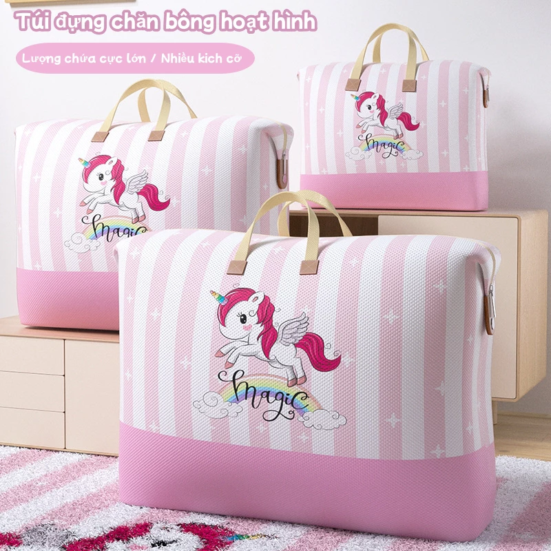 túi vải đựng đồ cho bé Chống Bụi Chống Ẩm Tiện Dụng Mang - quần áoTúi Đựng Chăn