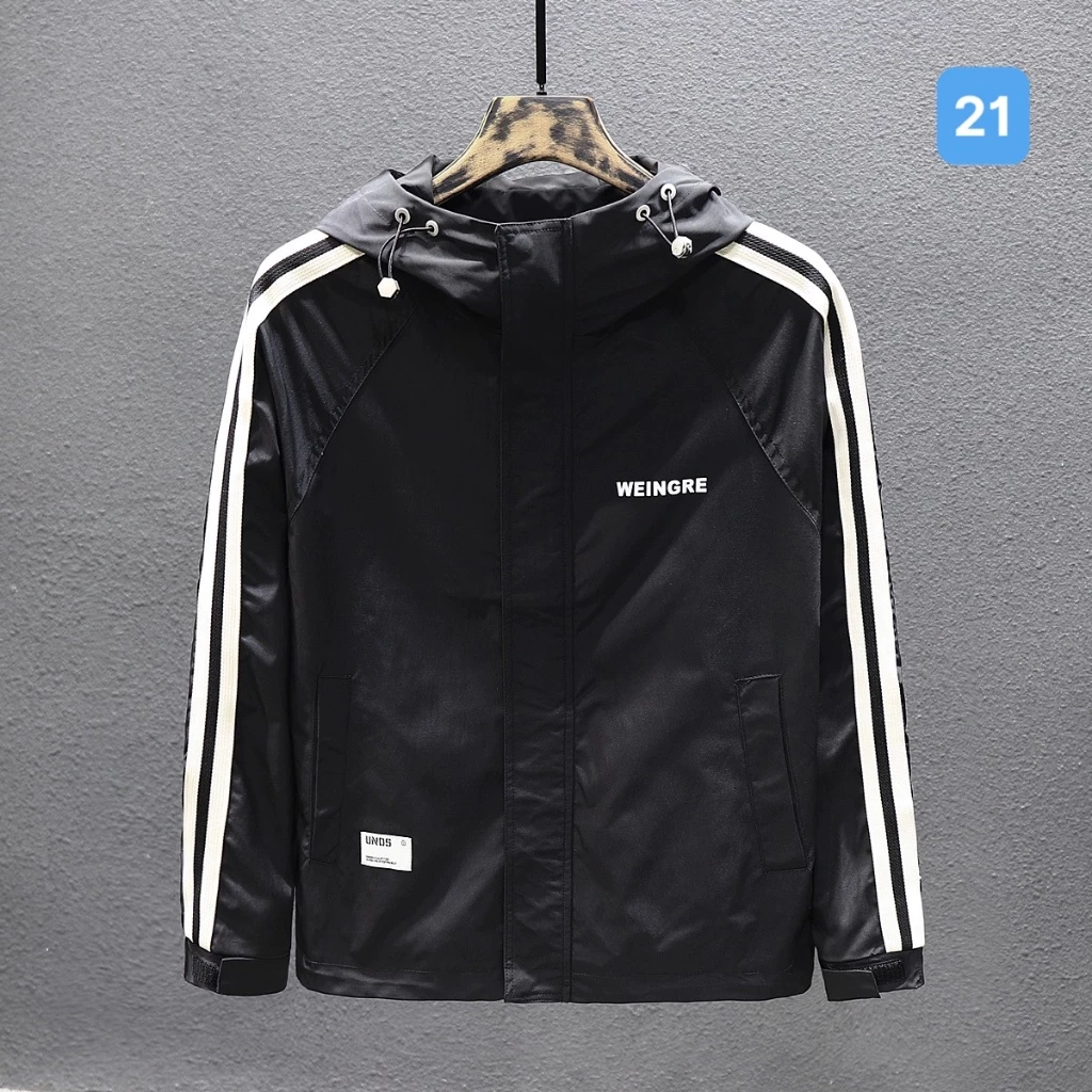 Áo khoác gió nam nữ OBOKFashion, áo khoác gió form rộng cổ đứng 2 lớp nam nữ cao cấp AKD034