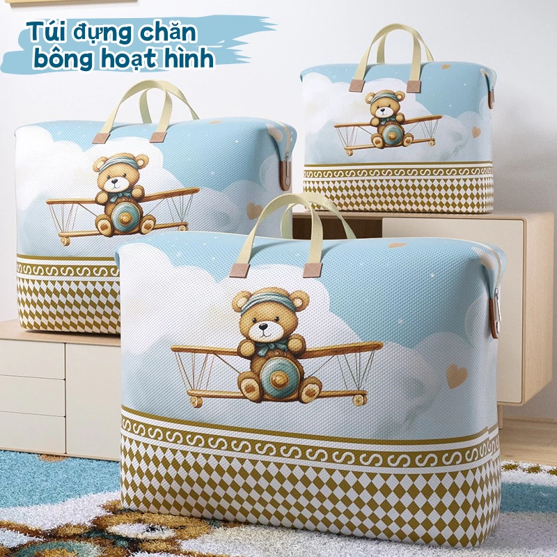Túi đựng chăn gối cho bé, túi xách du lịch, túi đựng đồ chơi cho trẻ - Túi đựng đồ chống thấm