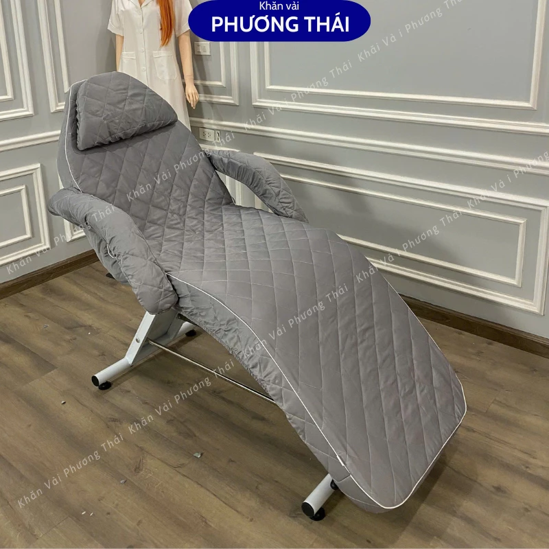Ga bọc giường tiêm filler, ga bọc giường phun xăm cotton cao cấp kt 62.184