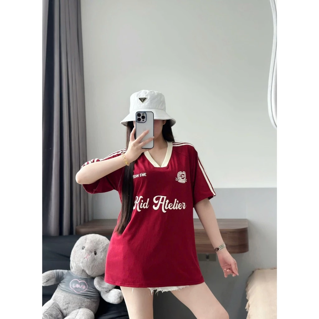 Áo Thun Phối Thể Thao hottrend 2025 Local Brand Streetwear Form Oversize