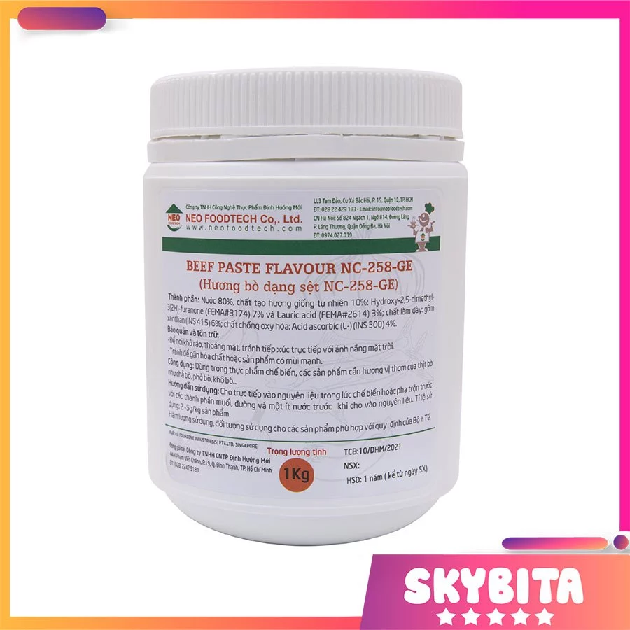 Hương bò sệt - Chuyên dùng cho giò chả, xúc xích, phở bò