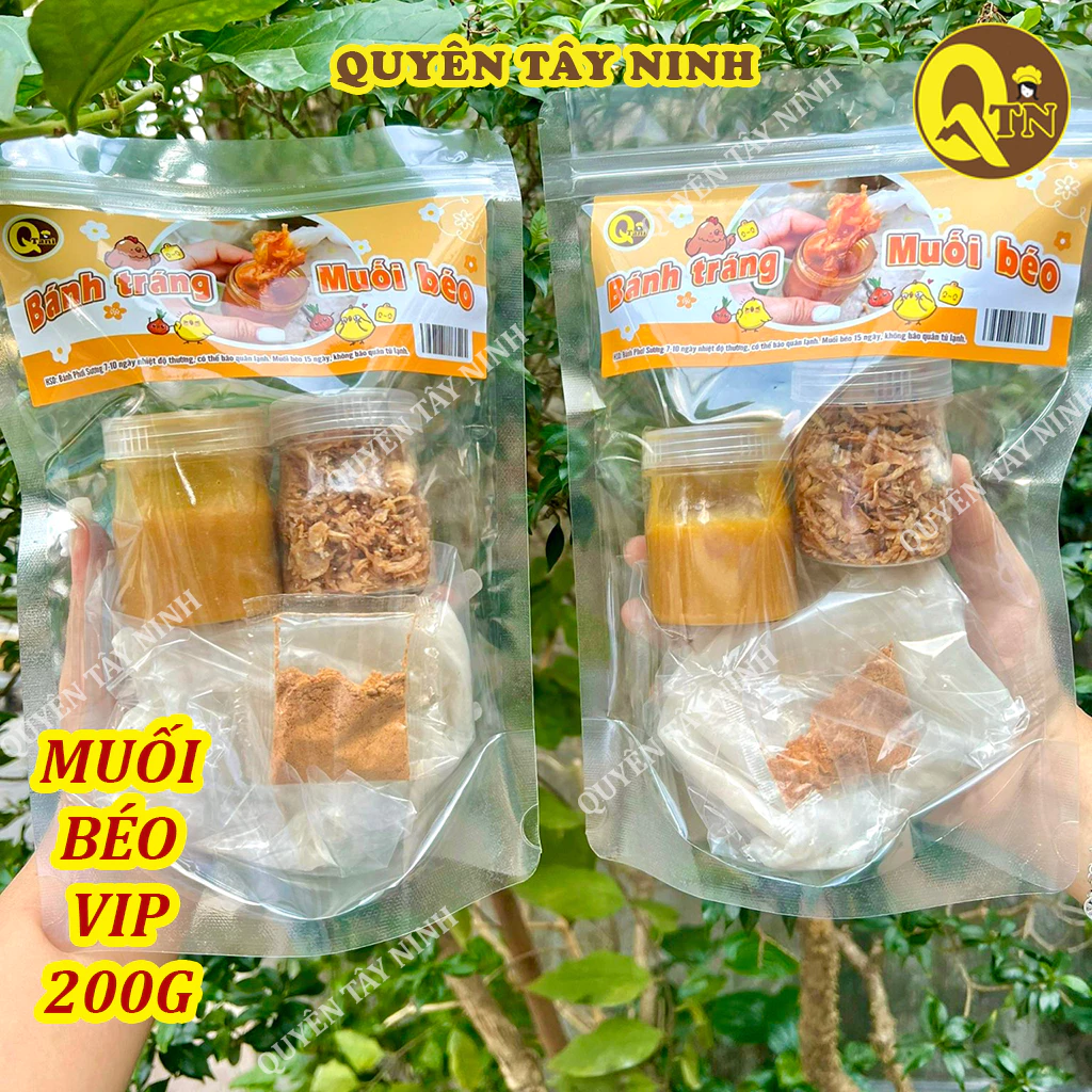 Bánh Tráng Sốt Muối Béo Vip-Bánh Tráng Phơi Sương, Siêu Mỏng, Chấm Sốt Muối Béo| Quyên Tây Ninh