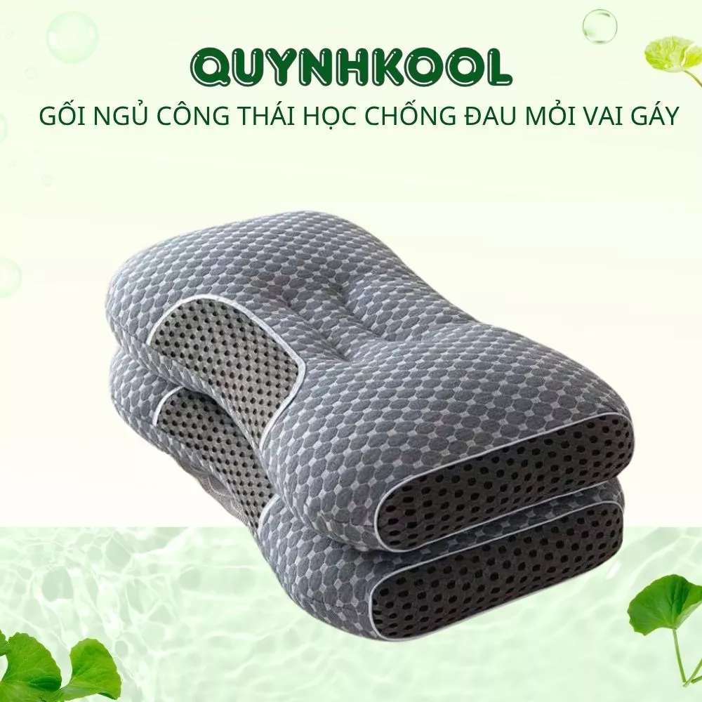 Gối Ngủ Chống Đau Mỏi Vai Gáy DIDOOGLT Dệt Kim Hỗ Trợ Ngủ Ngon Giảm Nhức Mỏi Hiệu Quả