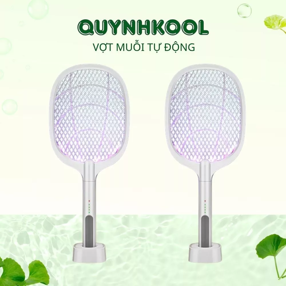 Vợt Muỗi Tích Hợp Đèn Bắt Muỗi 2 trong 1, Pin Sạc Cao Cấp 12000 mah An Toàn Cao Cấp Didooglt
