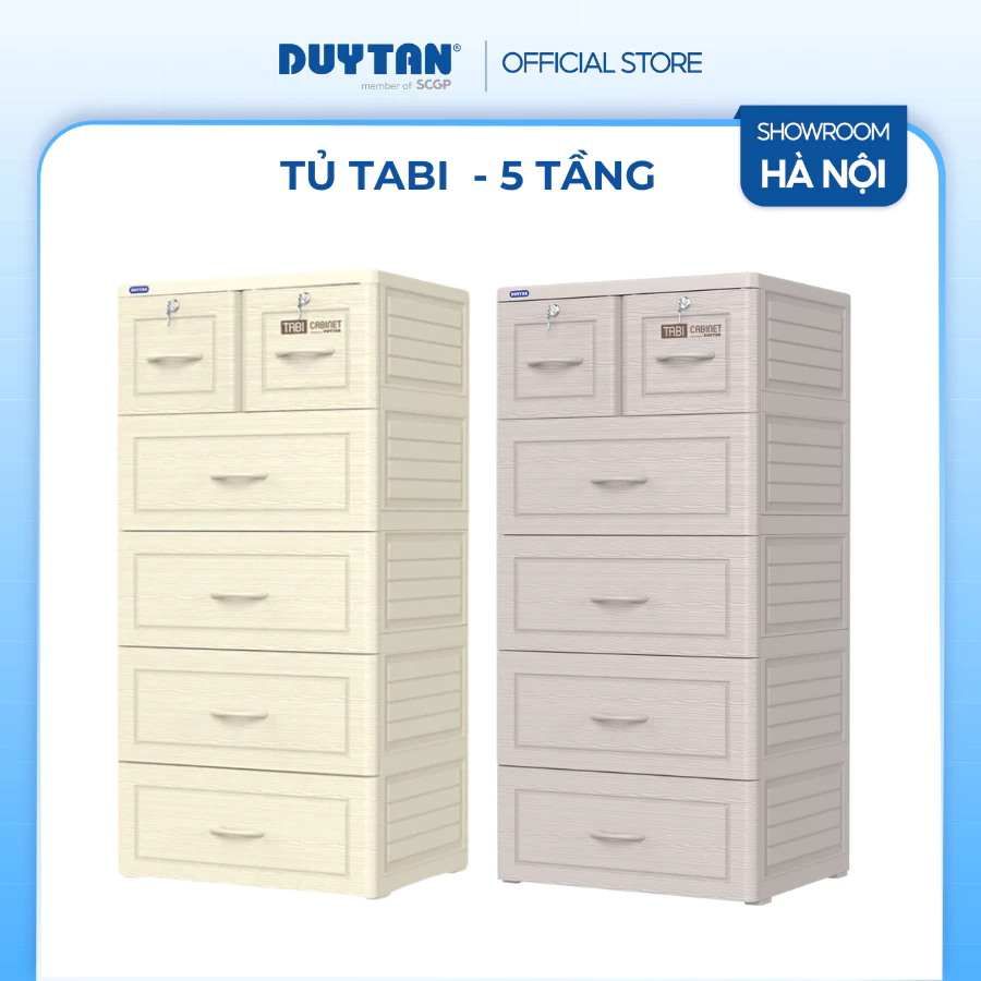 Tủ nhựa Duy Tân Tabi 5 ngăn