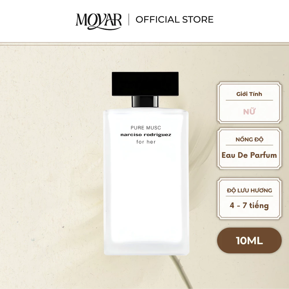 10ml Pure Musc - Nar trắng - | Nước hoa nữ