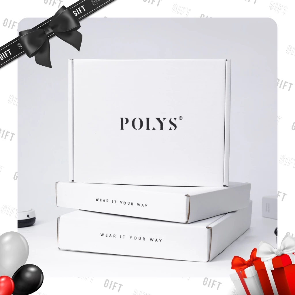 Hộp POLYS Trắng và Dịch Vụ In Thiệp