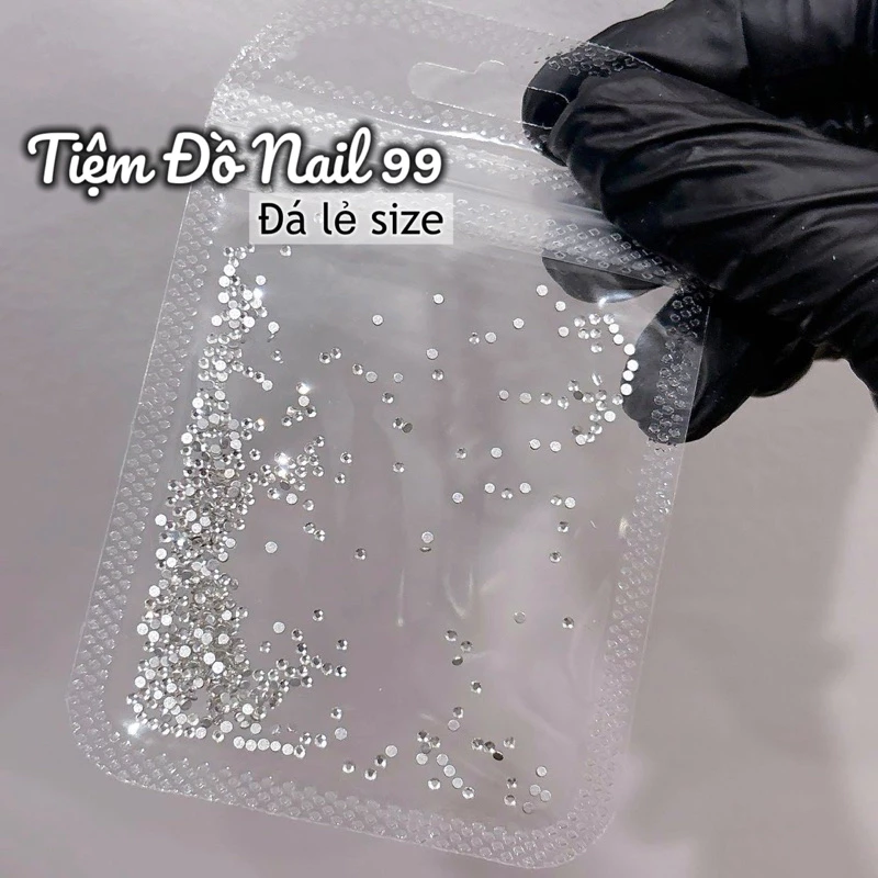 Đá tròn trắng đủ size, đá chân bằng cao cấp trang trí móng