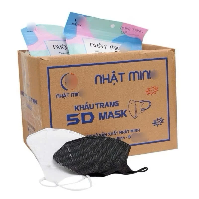 Thùng 200 chiếc Khẩu Trang 5D MASK NHẬT NINH tiện lợi 2023 (gdh)