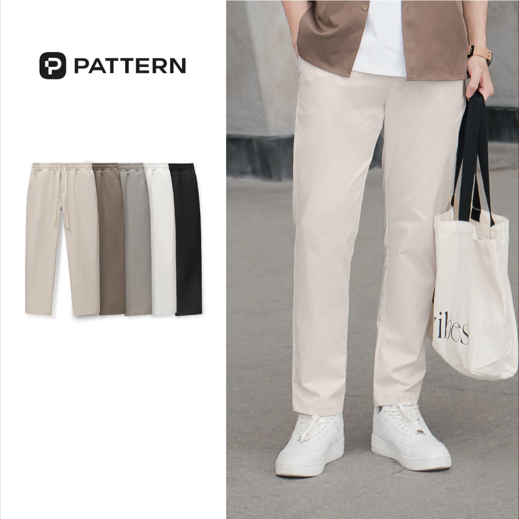 Quần Dài Nam Kaki Suông Cạp Chun PATTERN PQ039