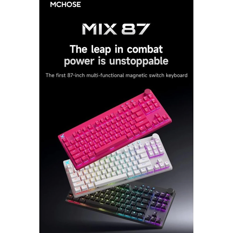 ⚡ [HOẢ TỐC] BÀN PHÍM CƠ HE MCHOSE MIX87 – PHÁ VỠ GIỚI HẠN INPUT