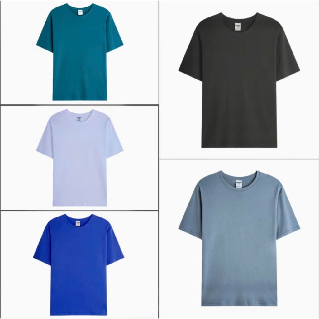 [Giảm sốc] Combo 5 áo thun trơn đẹp cộc tay giá rẻ, vải cotton thun lạnh co giãn 4 chiều , thấm hút mồ hôi, thoáng mát.