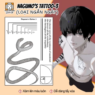[Loại Ngắn Ngày] Hình Xăm Dán Nagumo Tattoo Chụp Ảnh, Đóng Phim, Dễ Dàng Tẩy Xóa - Dùng 2-5 Ngày (20x15cm)