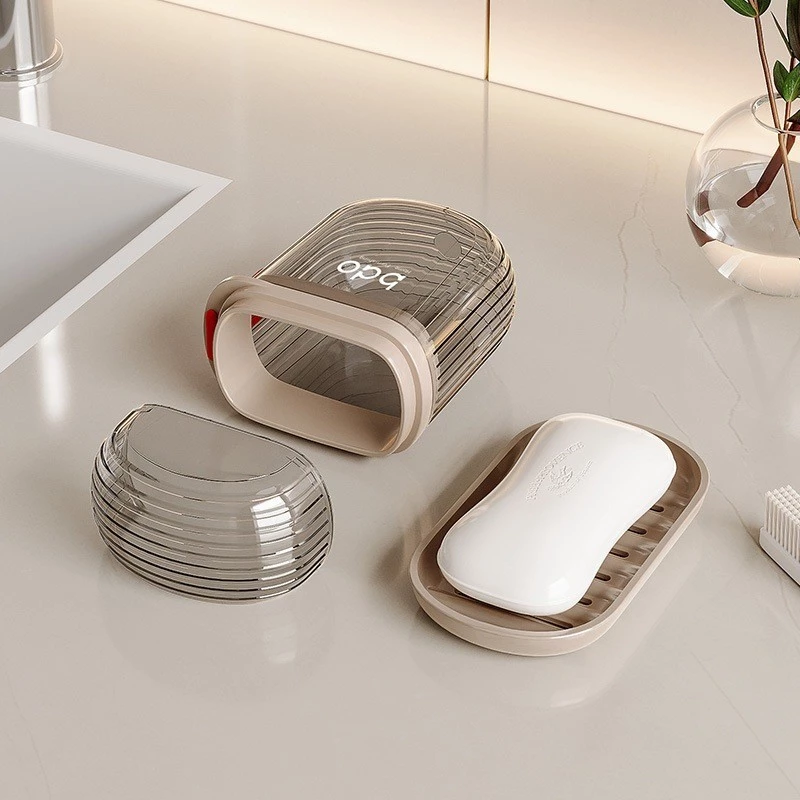 Hộp Xà Phòng Di Động Món Ăn Kín Hộp Bảo Quản Chống Thấm Nước Du Lịch Hộp Xà Phòng Cắm Trại Dáng Độc Đáo