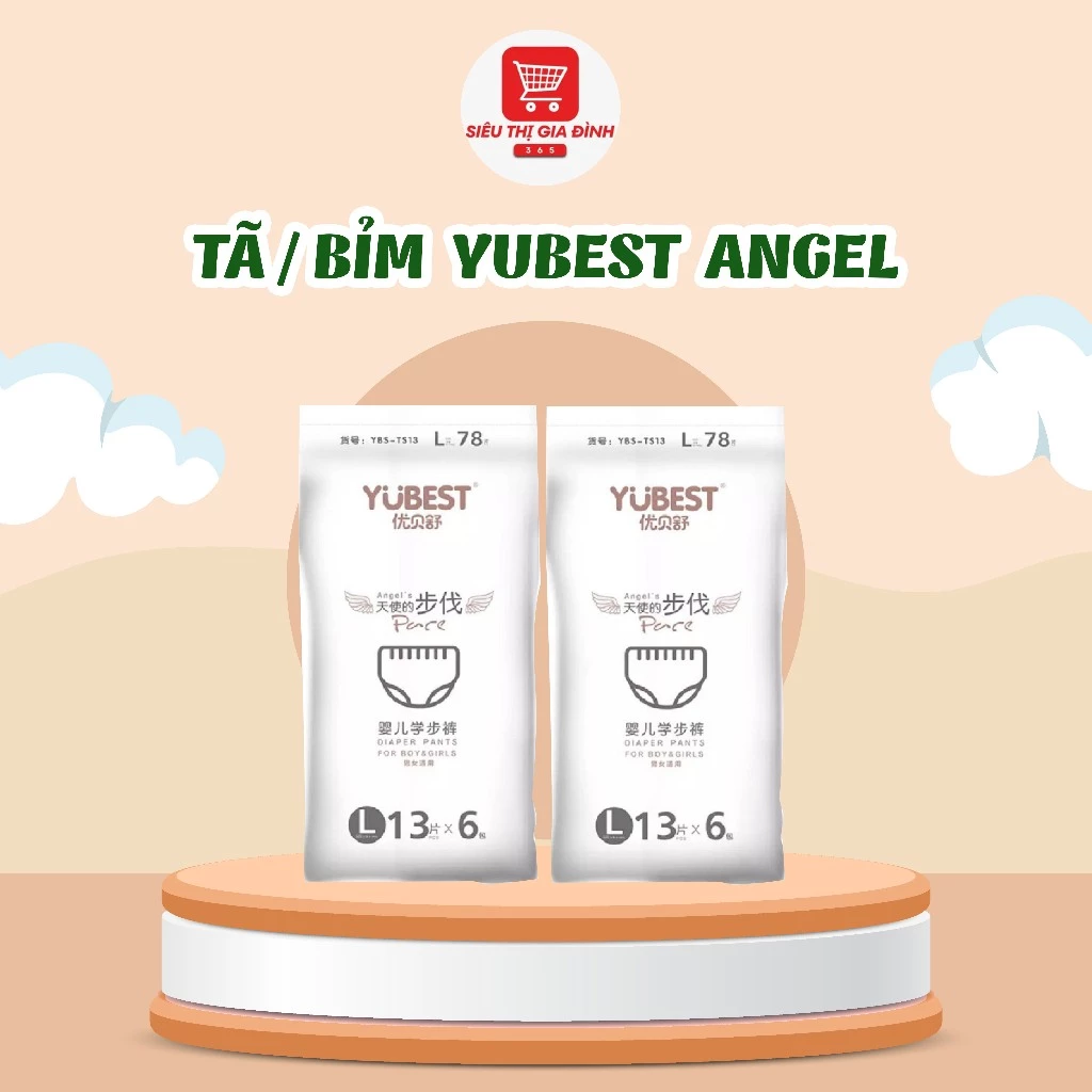 Bỉm YUBEST ANGEL nội địa trung quần/dán đủ size cho bé từ 3-20kg