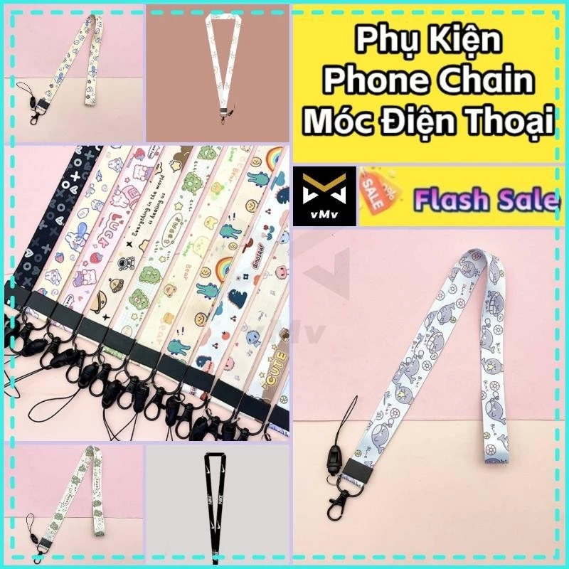 ✨ vMv ✨ Phụ Kiện Điện Thoại Ốp Lưng Dây Đeo Treo Điện Thoại Dây Đeo Ốp Lưng Ốp Điện Thoại Có Dây Dây Móc Khoá Dây Đeo Cổ