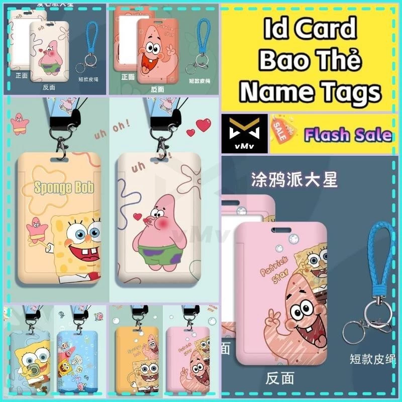 ✨ vMv ✨ Bảng Tên Thẻ Đeo Bảng Tên Ngang Đựng Thẻ Học Sinh  Đeo Thẻ Học Sinh Bao Đựng Thẻ Sinh Viên Dây Thẻ Học Sinh