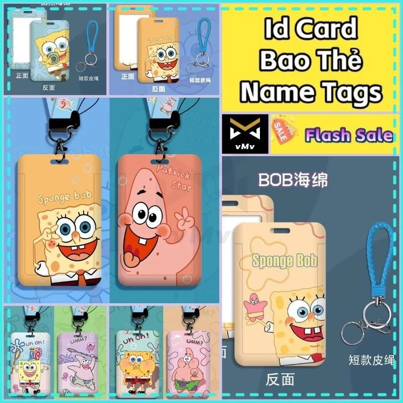 ✨ vMv ✨ Thẻ Đeo Bảng Tên Lanyard Thẻ Sinh Viên Trong Suốt Dây Đeo Thẻ Nhân Viên DâY Đeo Thẻ  Id Đồ Đựng Card