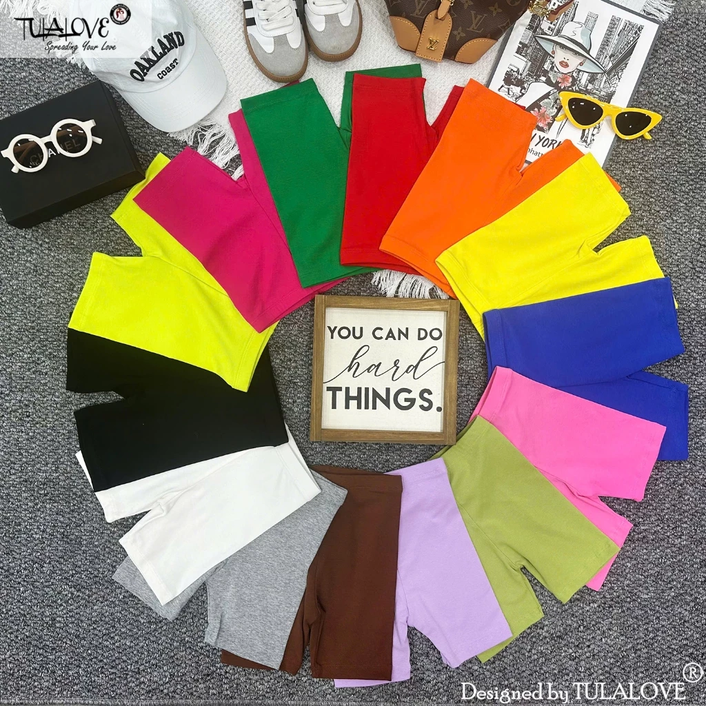 LEGGING ĐÙI CHO BÉ Co Dãn Mạnh Ôm Cực Xinh, Quần Leggin Bé Gái Quần Biker thun ôm Body Tulalove