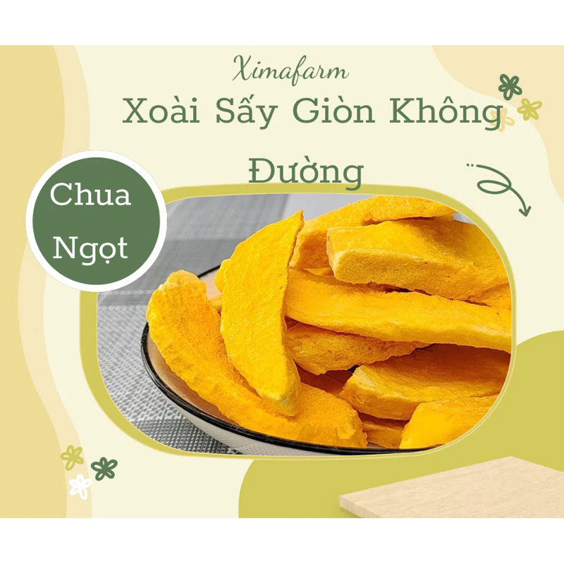 (Túi mini dùng thử) Trái Cây Sấy Giòn Thăng Hoa Không Đường Các Loại - XIMAFARM