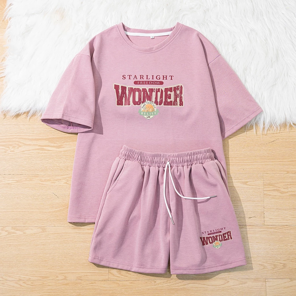 Set Bộ Đồ Nữ WONDER - MaylinhShop - Thích hợp Mặc Ở Nhà Form Rộng Chất cotton Mềm Mại Co Giãn