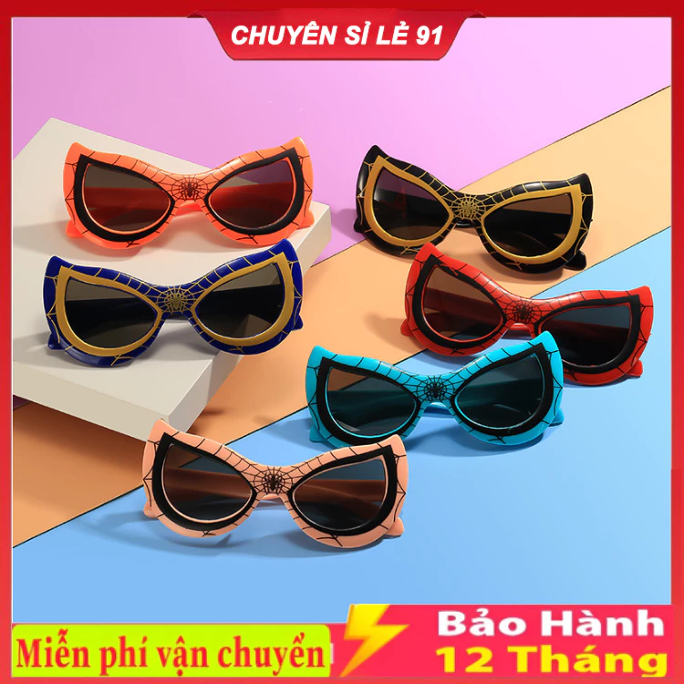 Kính mắt phân cực chống tia UV hình người nhện cho bé