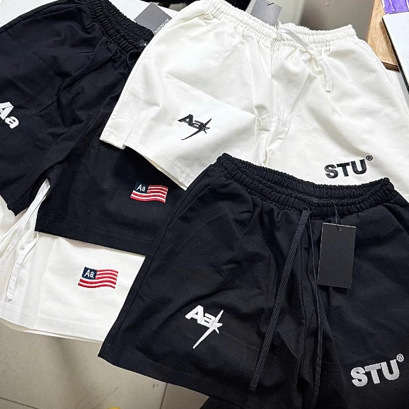Quần Short Nam Nữ AASTU, Quần RafpLaurent Unisex Họa Tiết Thêu Chất Liệu Kaki Siêu Thoáng Mát Đứng Form Hottrend QĐ01