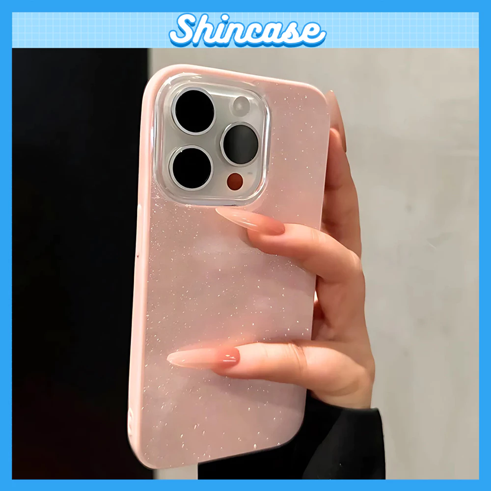 Ốp Lưng iPhone Lấp Lánh Thời Trang Sang Trọng Màu Pastel Cho iPhone X Xs Xsmax 11 15 16 17 Pro Max 12 13 14 Pro Max