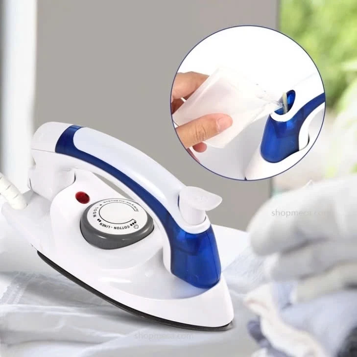 Bàn Là Mini Cầm Tay Gấp Gọn Mang Đi Du Lịch Tiện Lợi Nhỏ Gọn Tiện Lợi