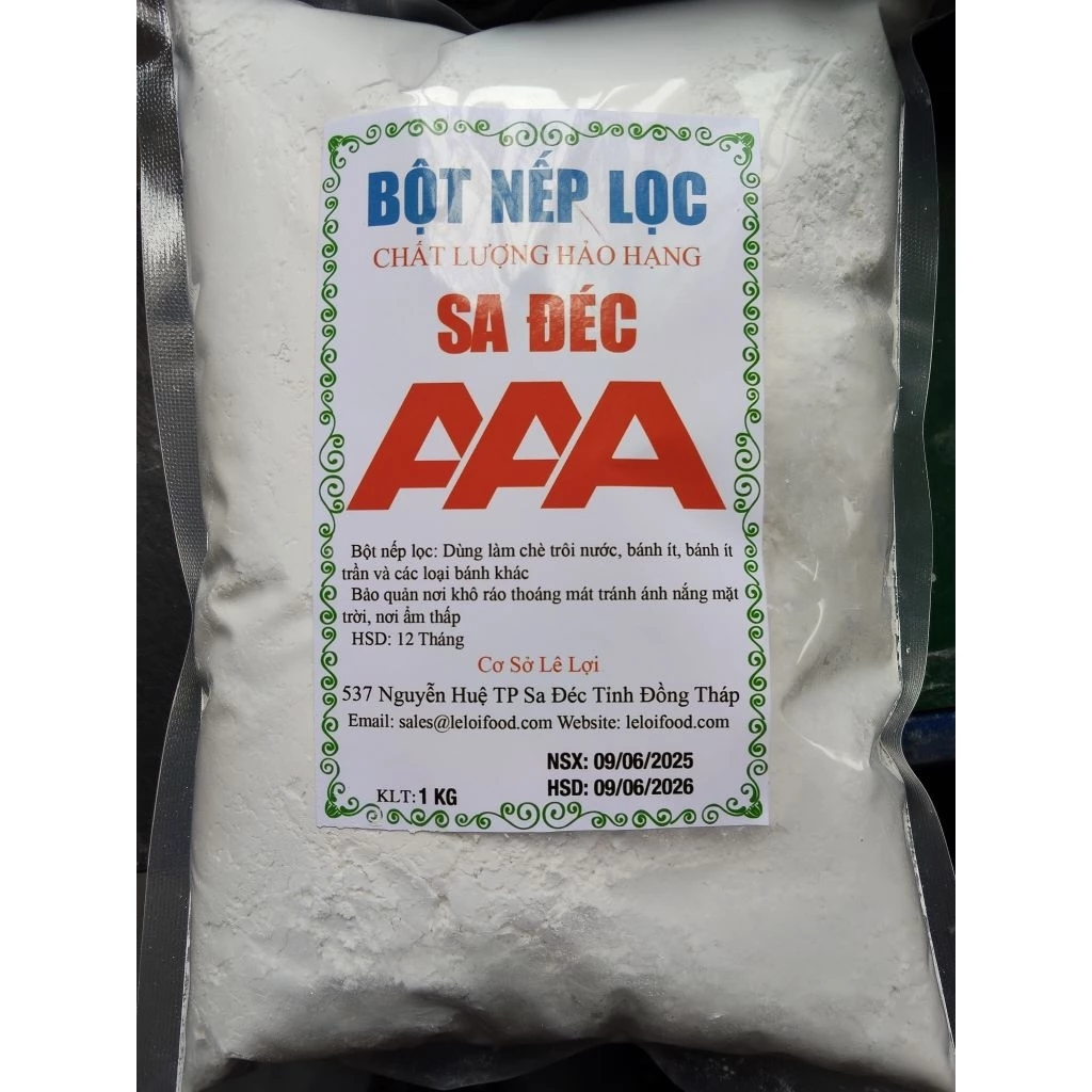 Bột Nếp Lọc Thượng Hạng Sa đéc gói 1kg