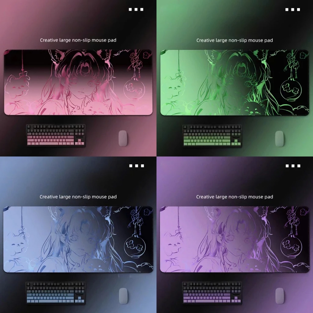 Lót chuột Gradient, pad chuột, DESK MAT full size, lót chuột gaming chống trơn trượt siêu bền