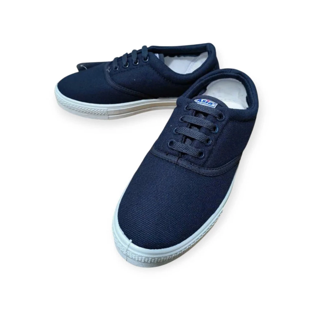 Giày Vải Bata Asia M03Z Màu Xanh Đen - Trắng Dùng Cho Thể Dục Thể Dục, Hội Thao . Giày Vải Asia M03