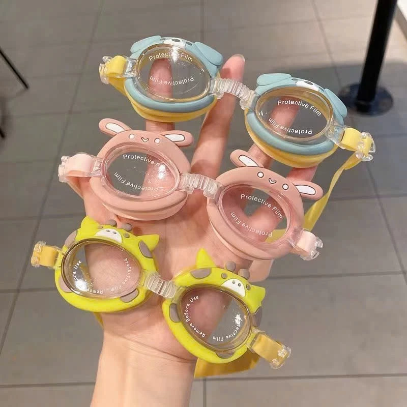 【Hwang】Kính Bơi Trẻ Em Hình Con Vật Đáng Yêu – Chống Nước, Chống Tia UV