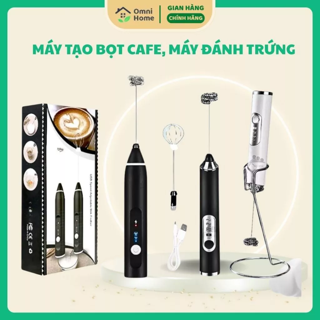 Máy Đánh Trứng, Tạo Bọt Sữa USB - Tiện Lợi, Dễ Dùng