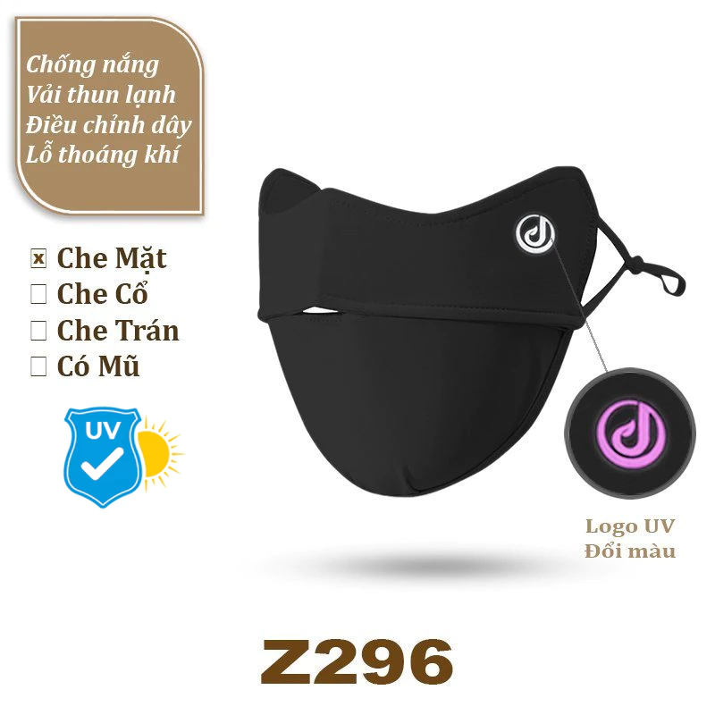 Khẩu Trang Unisex Fashion Chống Tia Chất Băng Lụa Thoáng Mát ( Lót Lớp Không Ngột Ngạt Dây Đeo Rút Mềm Mại )