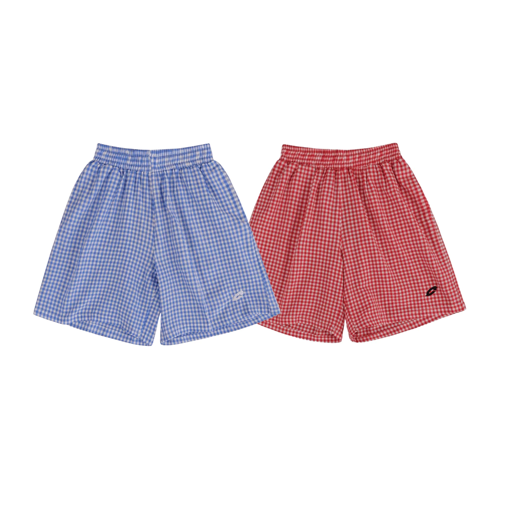 Quần short caro Clyder ODIN CLUB, Quần đùi nam, short lửng giữa gối, chất liệu vải thô kẻ caro