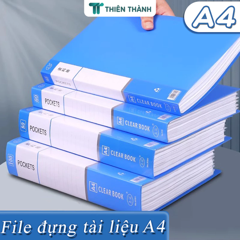Tệp Đựng Tài Liệu A4 Chất Lượng Cao - File Lá Đựng Giấy Tờ, Bìa Cứng Chống Nhăn, Tiện Lợi Cho Mọi Tài Liệu
