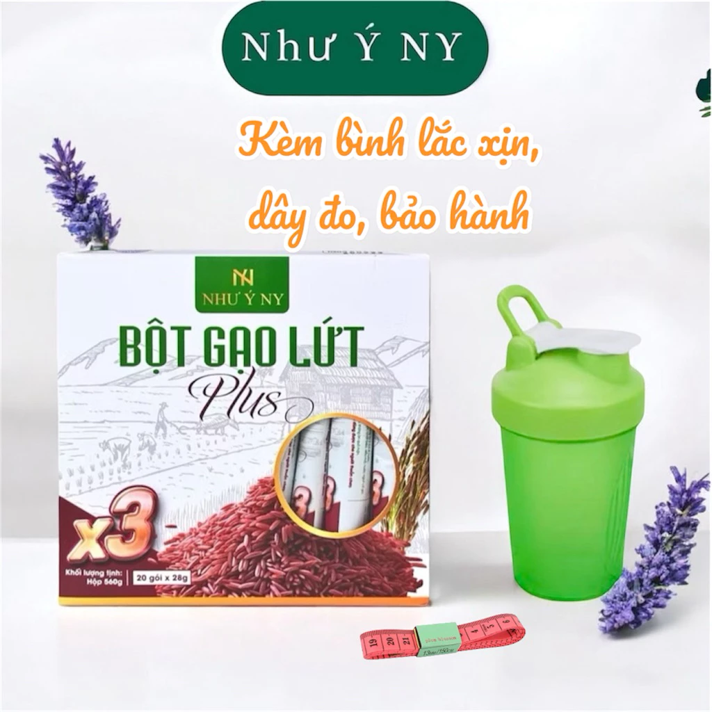 (quà tặng dây đo) Bột gạo lứt như ý Plus X3 tặng dây đo
