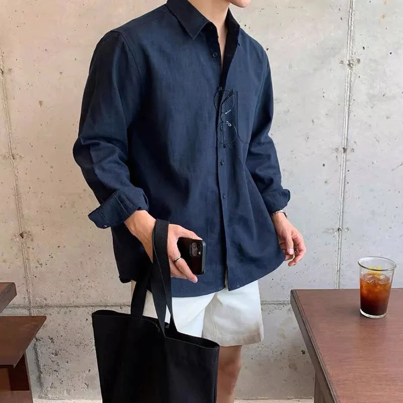 Áo Sơ Mi Nam Cổ Bẻ Đi Biển Dài Tay Vải Linen Cao Cấp, Phom Dáng Thoải Mái Thấm Hút Tốt Halley A28