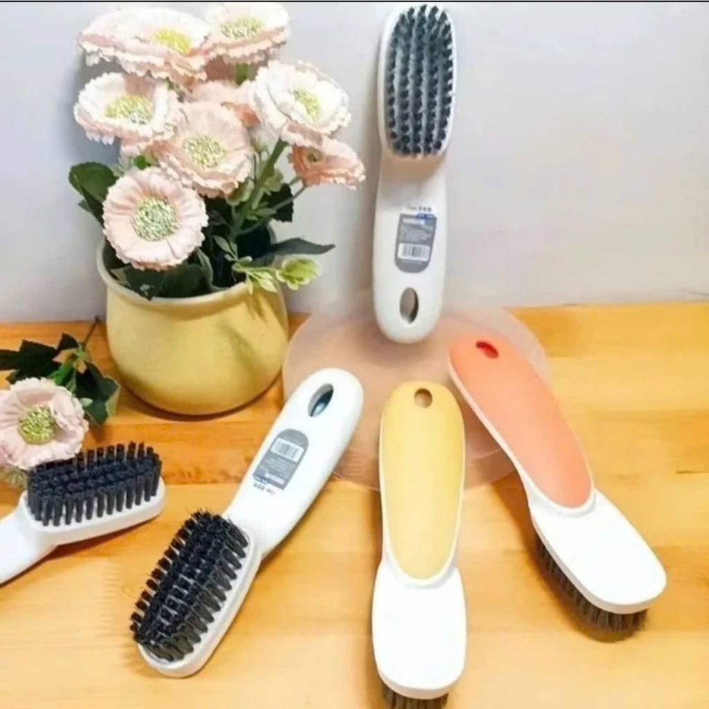 COMBO 3 Bàn Chải Chà Giày Mini Đa Năng Tay Cầm Dài Nhiều Màu Tiết Kiệm Thời Gian Làm Sạch Giày Dép Túi Xách Balo