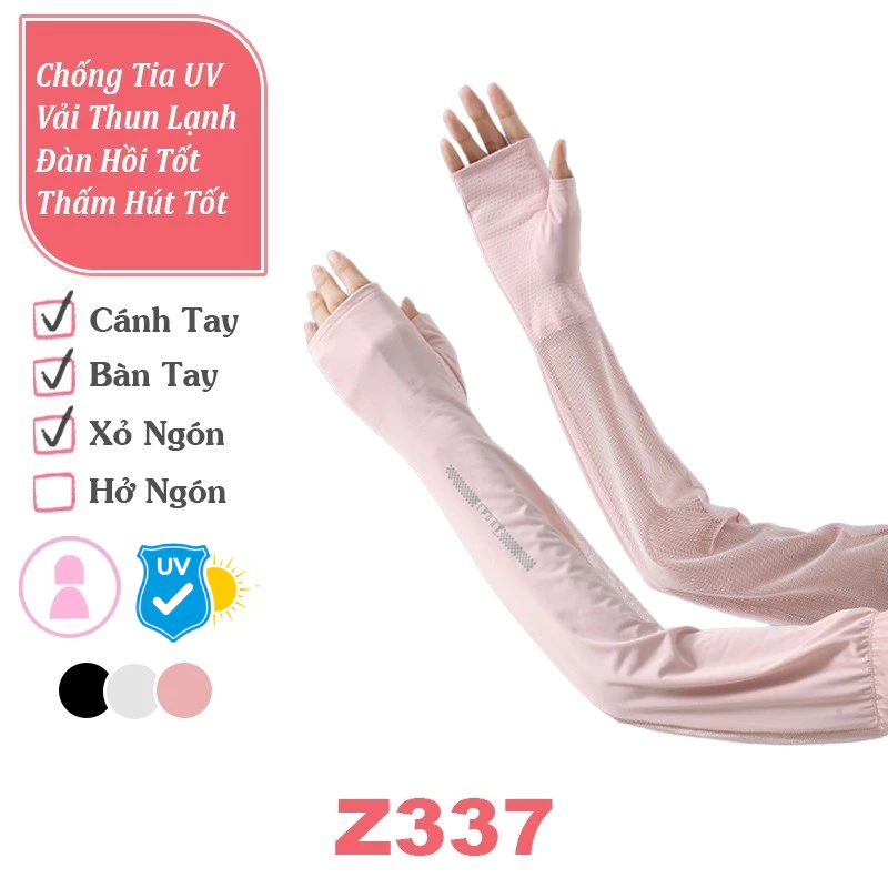 Bao Tay Nữ Xỏ Ngón Chống Nắng Lớp Lưới Tản Nhiệt Thoáng Mát ( Tất Tay Đi Nắng Co Giãn 4 Chiều Thấm Hút Tốt )